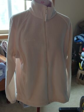 Columbia Women's Full-Zip Teddy Fleece Jacket - Creamy White